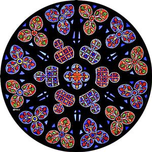 Blue Rose Window